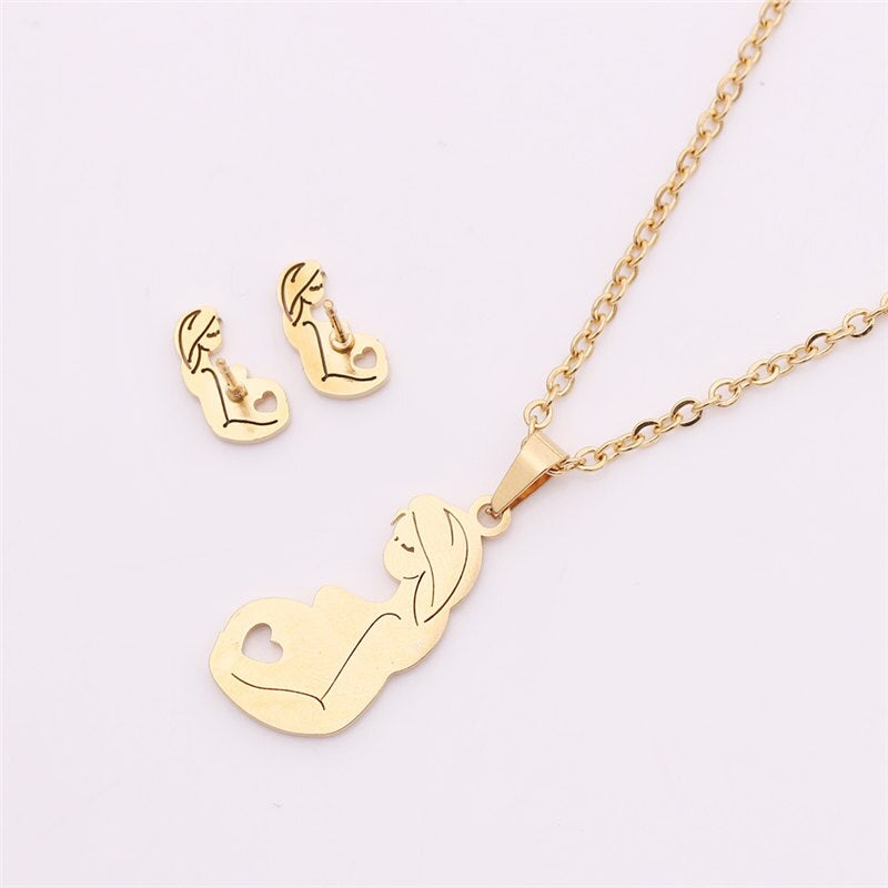 Jewelry set for the mother