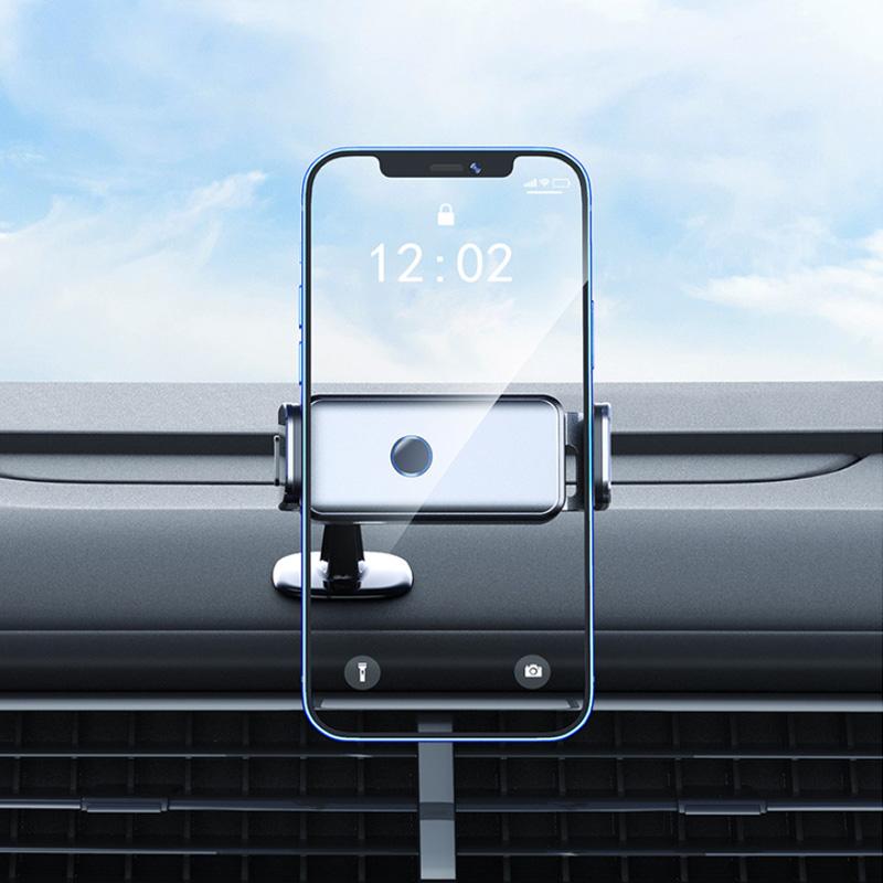 Adaptive phone holder with 360-degree rotation