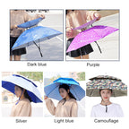 Outdoor Double-Layer Rain Umbrella Hat