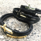 Multi-layered cross bracelet