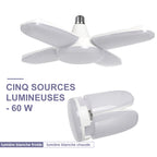 Foldable deformable universal garage lamp