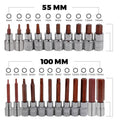 Hexagon twelve point screwdriver socket head