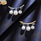 Nail-free pearl scarf ring waist buckle
