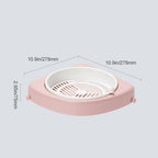 Bathroom Corner Rotating Shelf