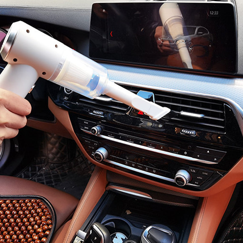 Cordless handheld vacuum cleaner for the car