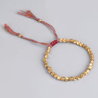 Shaped Copper Bead Bracelet