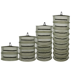 Foldable drying basket for fruits, vegetables, and herbs – Multi-tier net storage for quick drying process