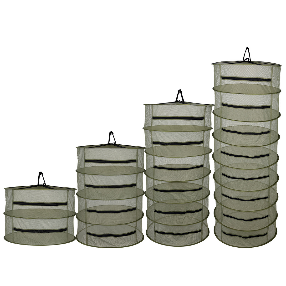 Foldable drying basket for fruits, vegetables, and herbs – Multi-tier net storage for quick drying process