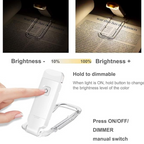 Book Reading Lights - Adjustable LED Clip-on Rechargeable Book Light, USB Powered for Reading in Bed, Best for Bookworms and Kids
