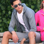 Ultralight UV Protection Clothing with High Collar and Side Pockets