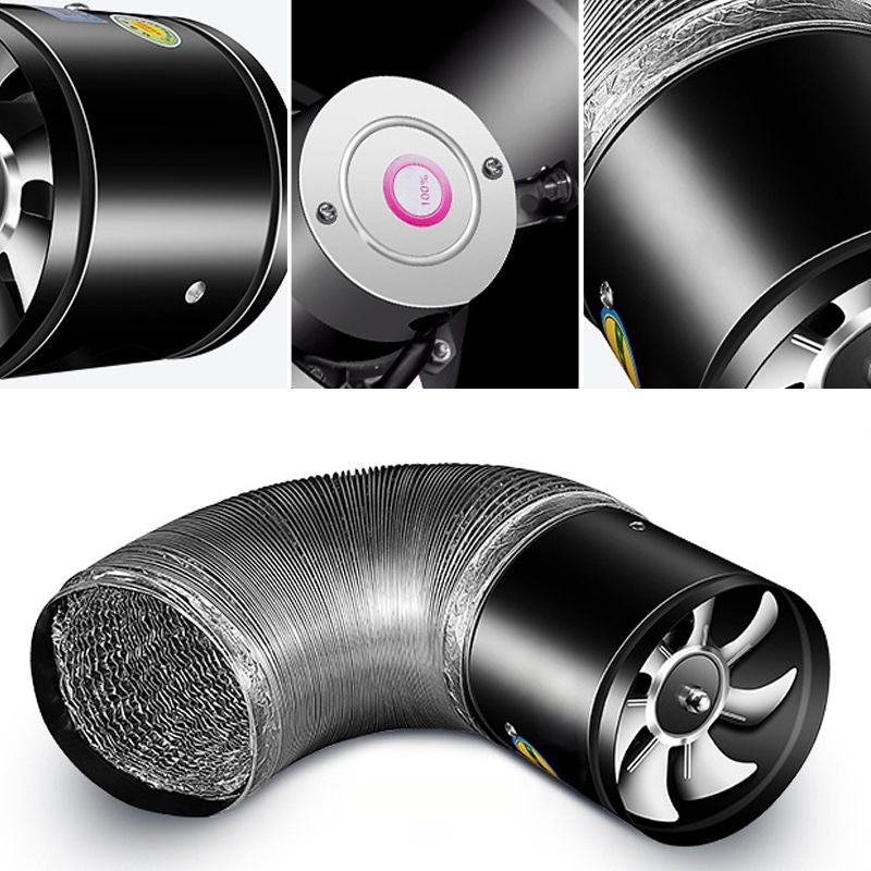 Multifunctional, powerful and silent exhaust fan