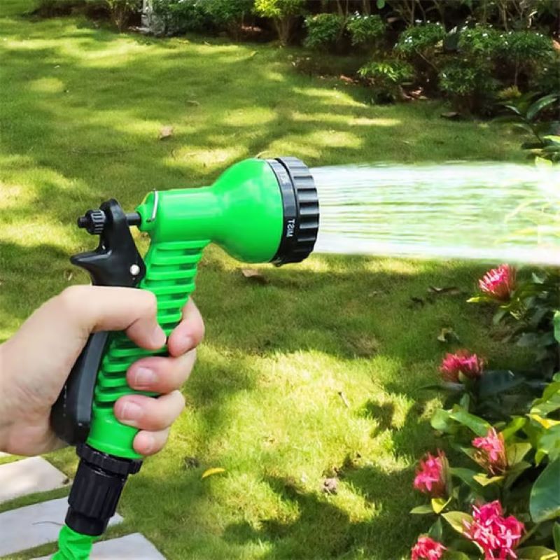 Magic hose with 7 spray gun functions