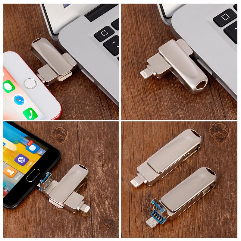 3-IN-1 Mobile USB Stick