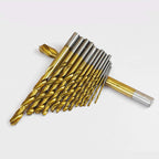 Steel titanium-coated twist drill (99 pieces)