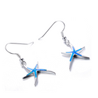 Starfish Earrings with Rings