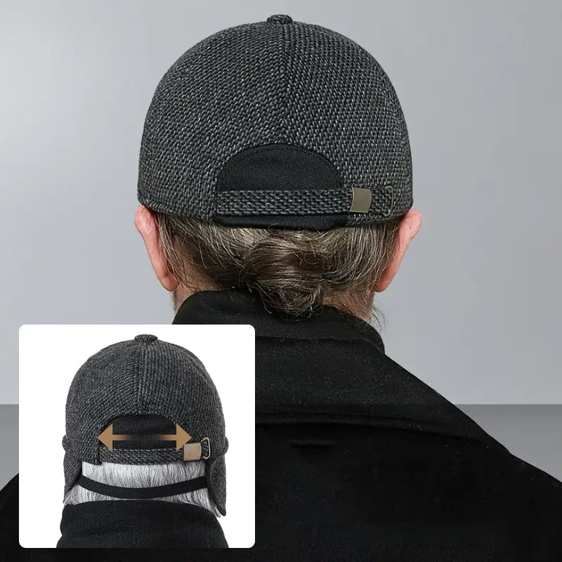 Winter baseball cap with ear protectors