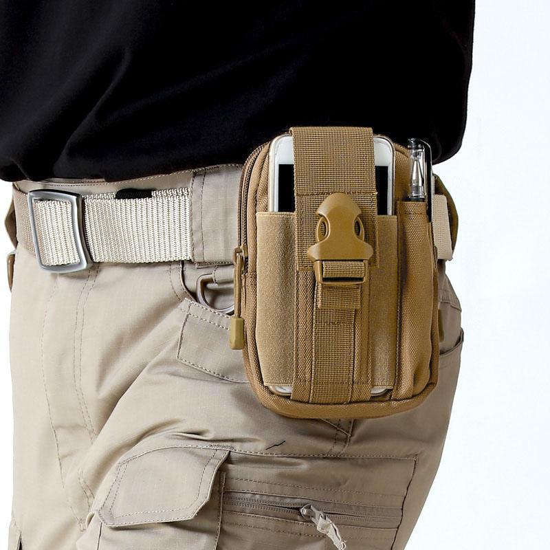 Water-resistant hip bag for men