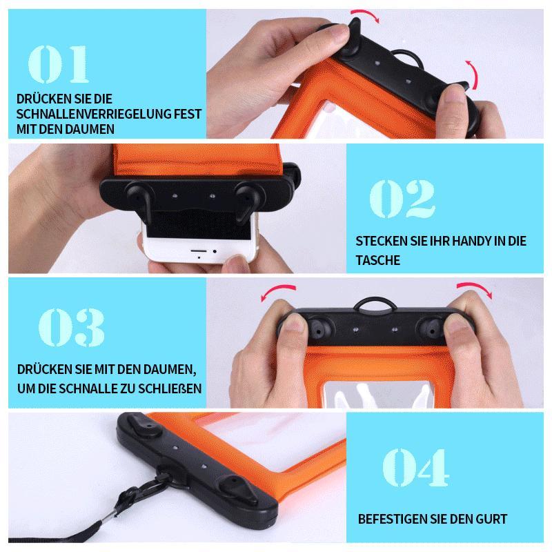 Waterproof, floating phone bag