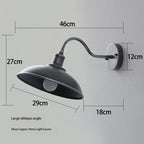 American Style Outdoor Waterproof Wall Sconce (Multiple Finishes, Sloped & Standard Styles)
