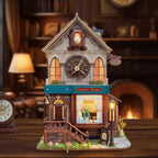 Cuckoo Clock House | Mechanical 3D Wooden Puzzle Kit