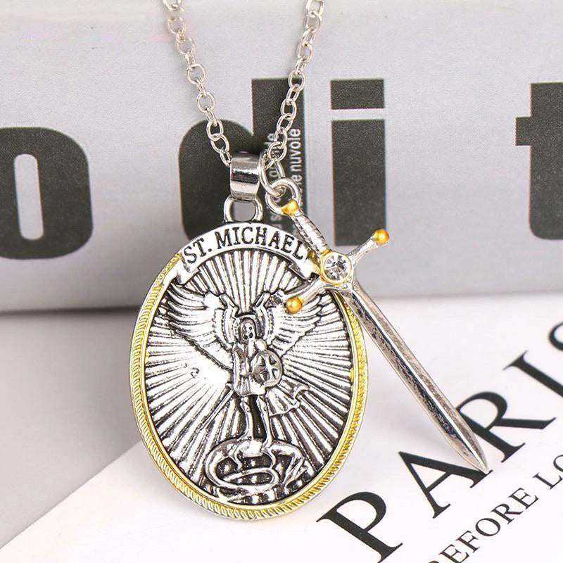 Guardian Angel Michael Pendant