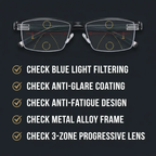 German Intelligent Progressive Glasses for Clear Vision