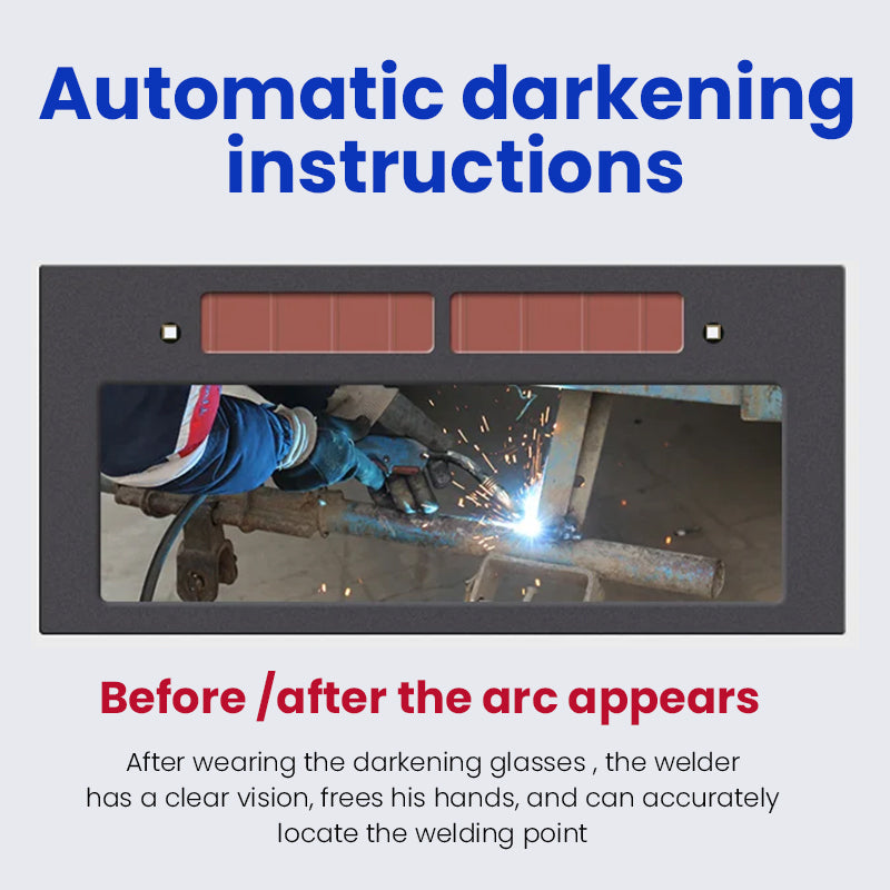 Automatic variable photoelectric welding glasses