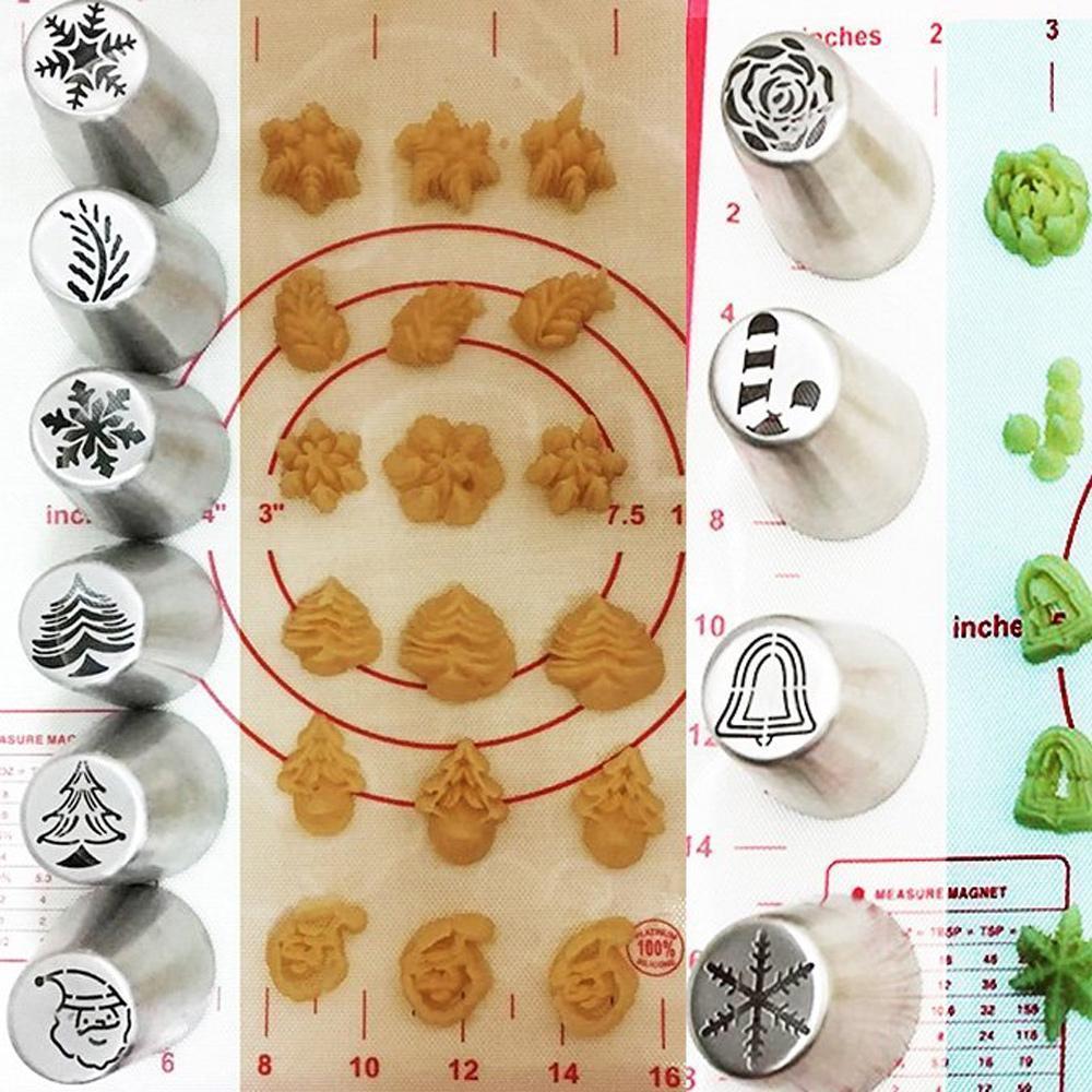 Christmas Baking Piping Nozzle Set
