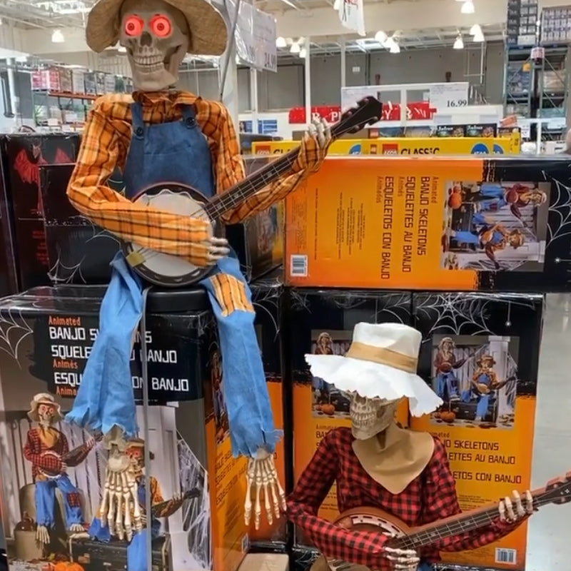 Animated Duel Banjo Skeletons S DrôLes
