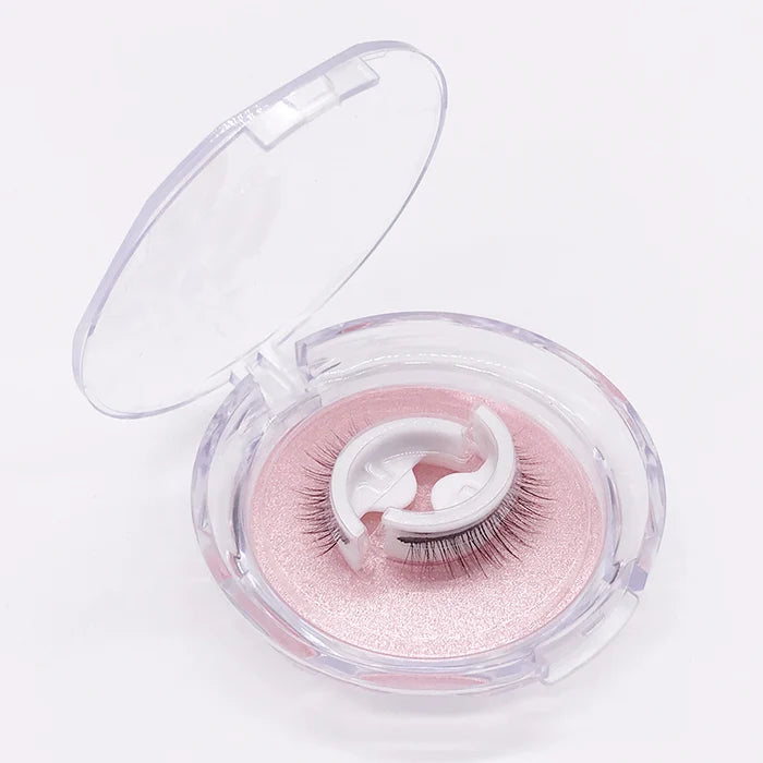 Reusable self-adhesive eyelashes