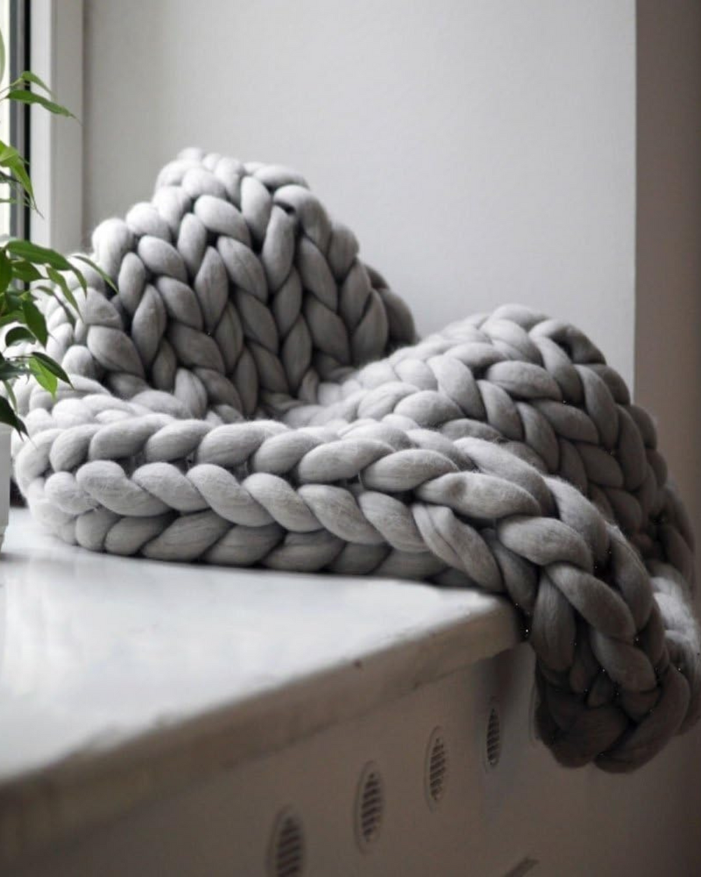 Knitted Asymmetrical Women's Sweater