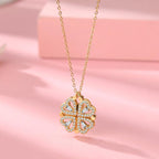Hollow Four Leaf Clover Necklace