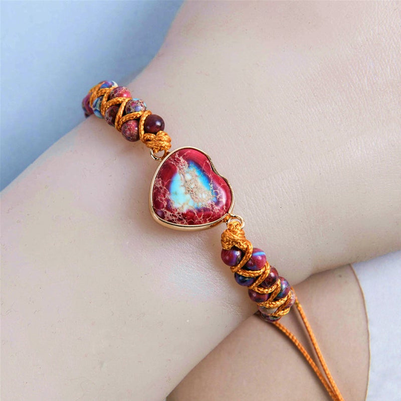 Passionate Heart-Jasper Bracelet