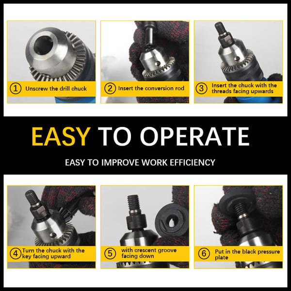 ⏳Electric drill angle grinder angle grinder coupling rod set