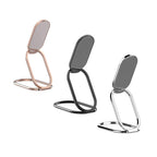 Metallic foldable phone holder