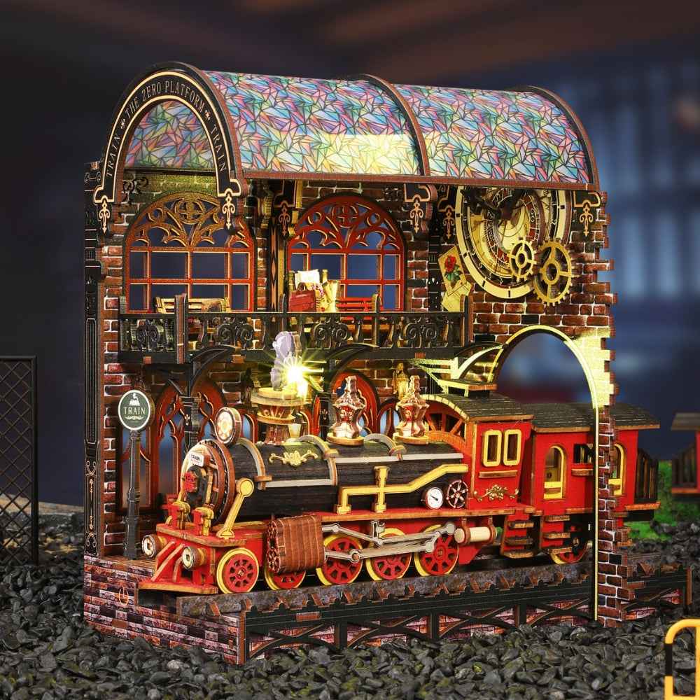 Zero Platform DIY Book Nook Kit - Craft the Station Where Dreams Depart