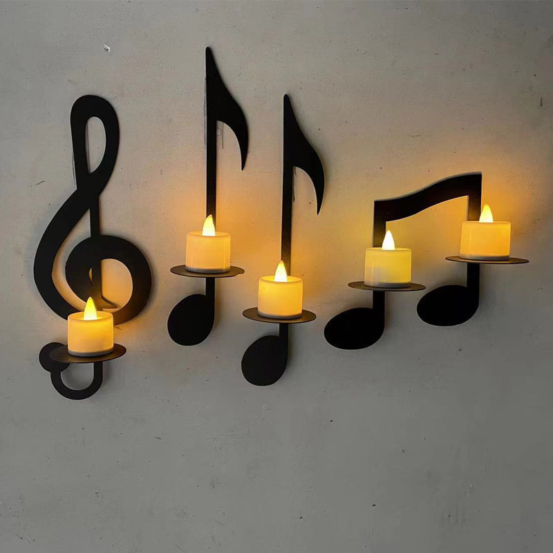 🎼Black Musical Note Wall Light
