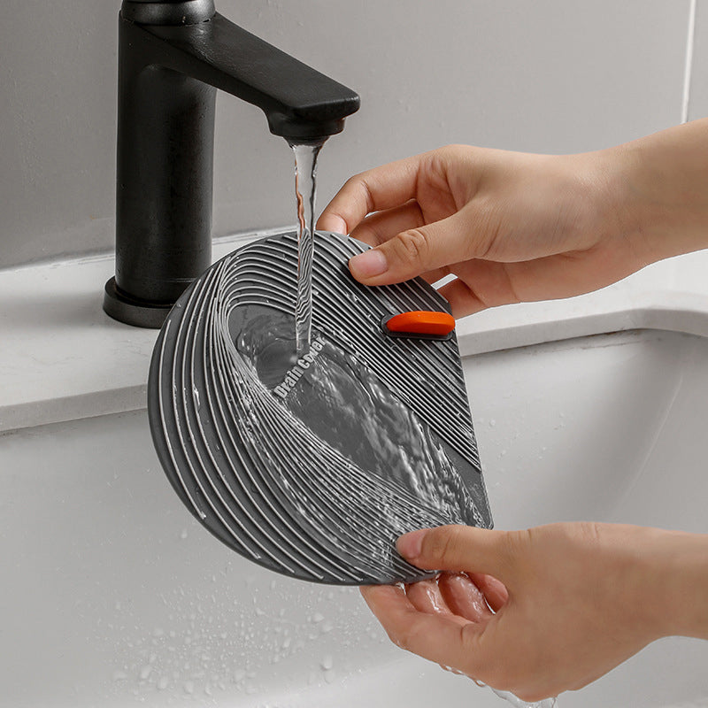 Multi-purpose floor drain cover made of silicone