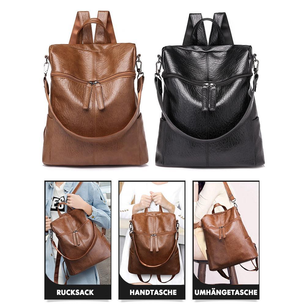 Rucksack with large capacity - Full leather