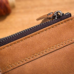 Wallet with multiple compartments Anti-RFID with coin pocket