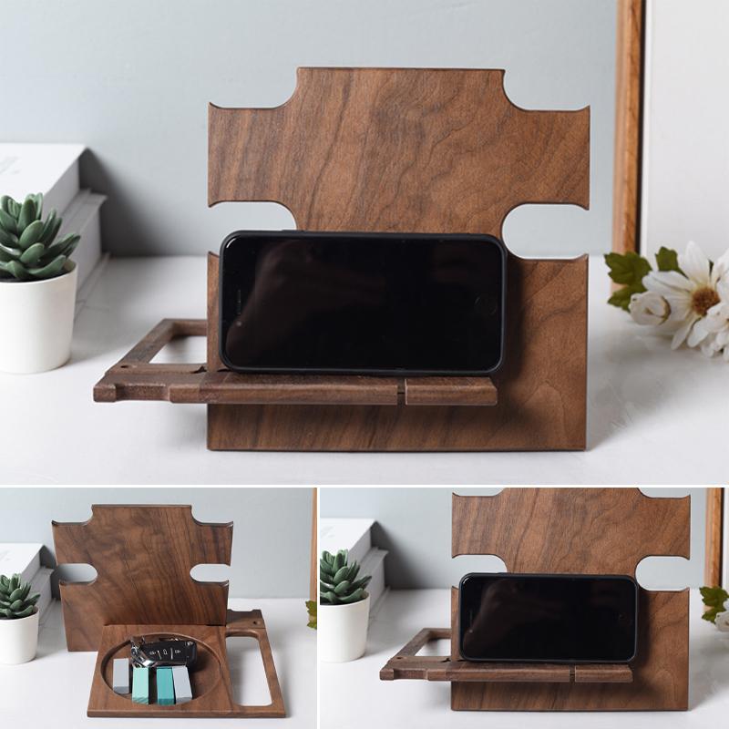 Wood Desktop Storage Container