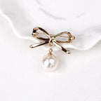 Nail-free pearl scarf ring waist buckle