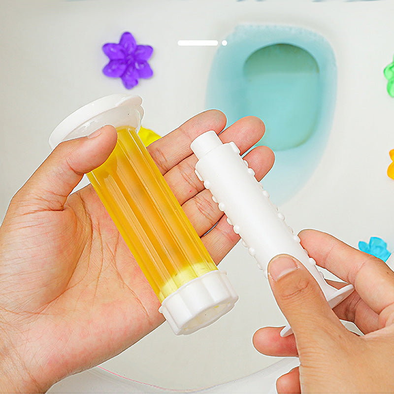 Toilet cleaning gel