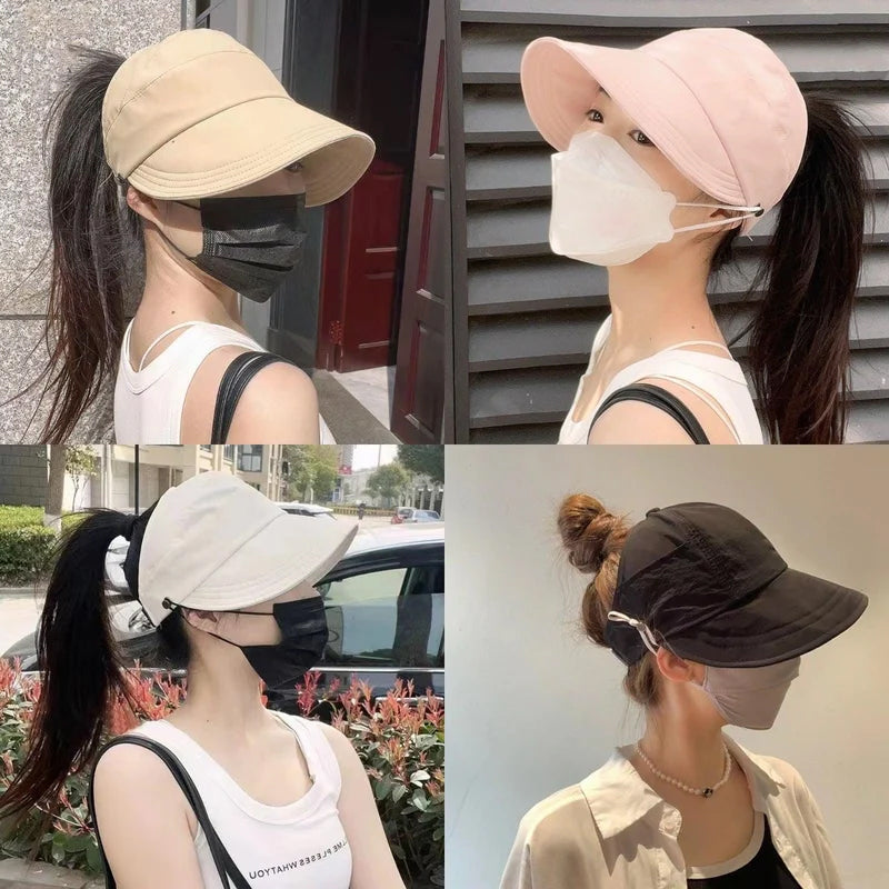 Outdoor UV Protection Hollow-Top Sun Hat