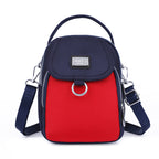 Women's Waterproof Nylon Shoulder Bag with Detachable Strap