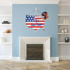 America Flag Decorative Sign