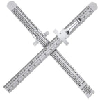 Stainless Steel Ruler with Removable Clip