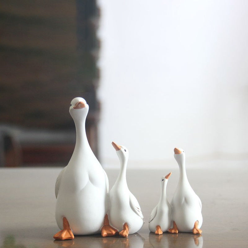 Harz Simulation Duck Art Ornament