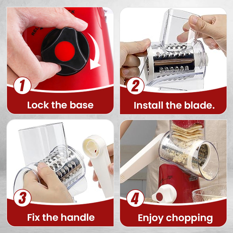 CulinaryElegance Gourmet Vegetable Cutter & Slicer | Versatile kitchen tool for effortless slicing and chopping with precision and style
