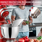 New Stainless steel pouring shield